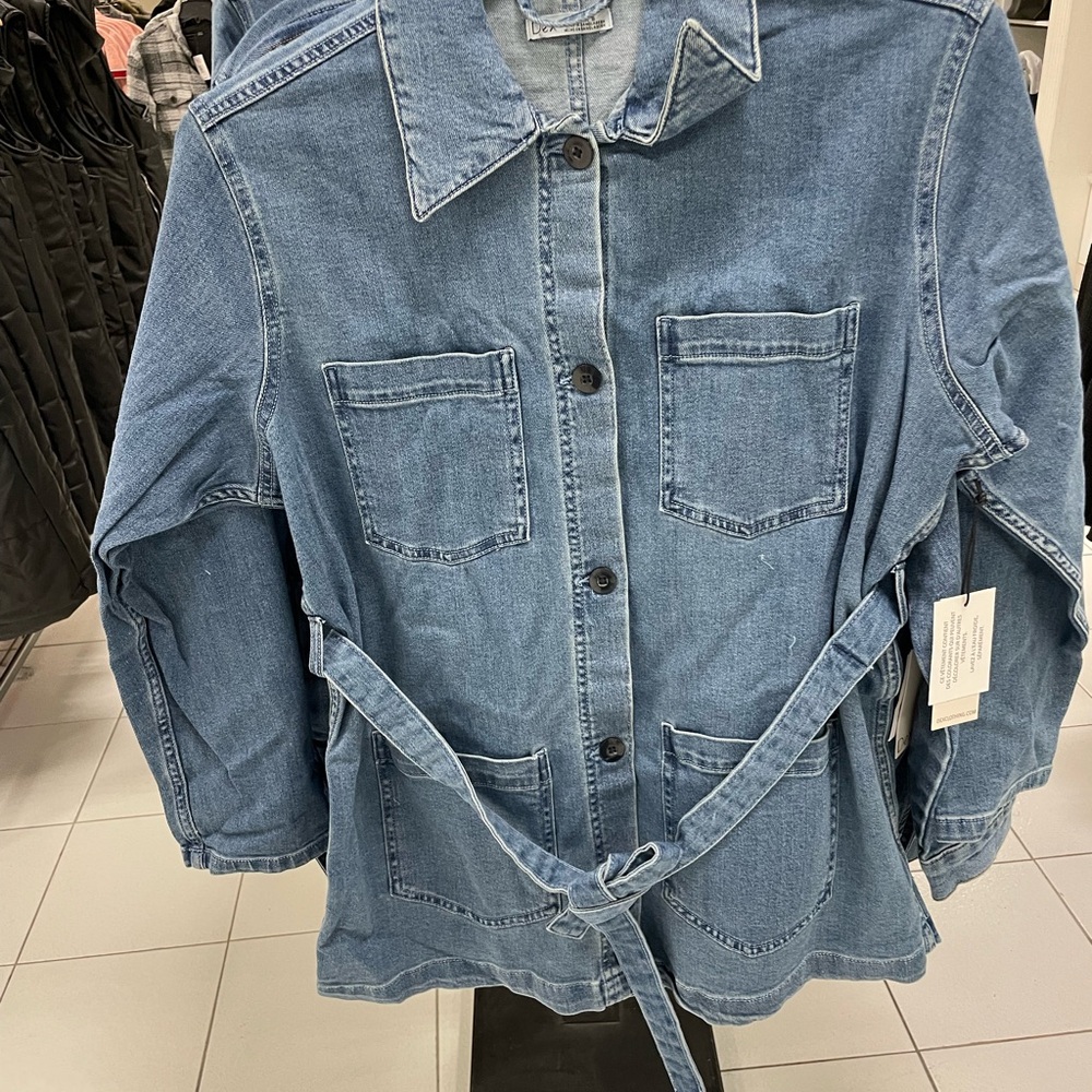 Denim Utility Jacket - Blue -
